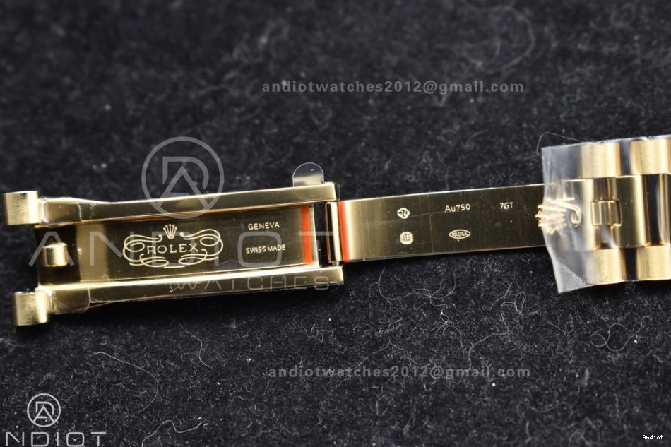 DayDate Bracelet 904L Gain President Steel GMF 40 YG Diamond Gold Markers A3255 Dial Weight V2 On 0111